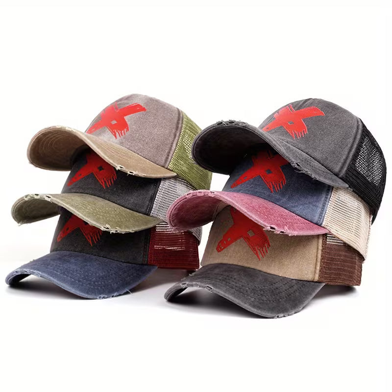 Crossmark Vintage Washed Trucker Cap