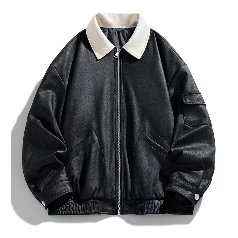 Retro American Zip Jacket for Men