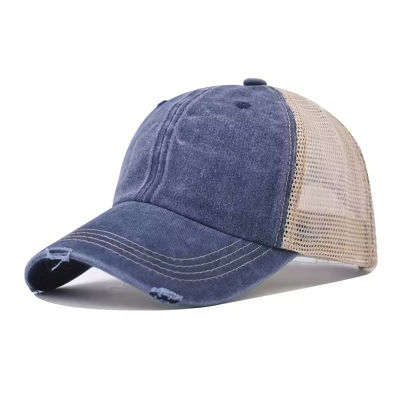 Eastline Washed Mesh-Back Baseball Cap