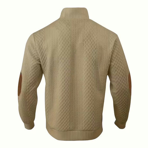 Pearson’s Button-Neck Textured Knit Shirt
